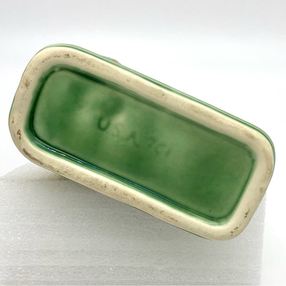 Kintsugi Planter Shawnee USA Asian Girl Gold Crack Personal Growth Gift Vtg MCM - Picture 9 of 9